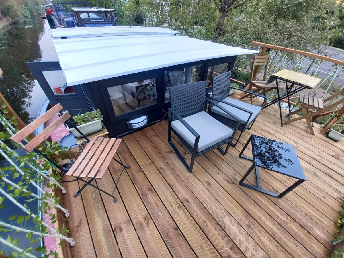 Appartement atypique indépendant sur péniche Metz Exterior foto