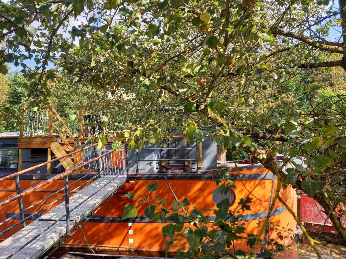 Appartement atypique indépendant sur péniche Metz Exterior foto