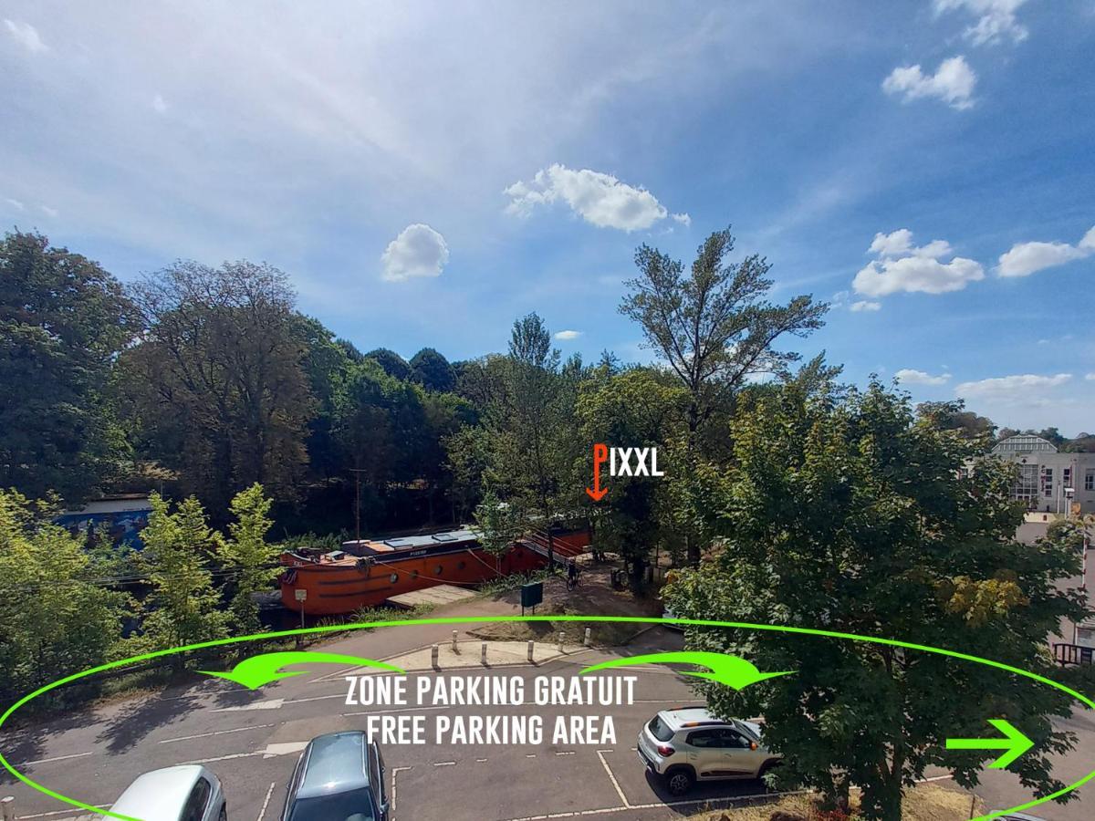Appartement atypique indépendant sur péniche Metz Exterior foto