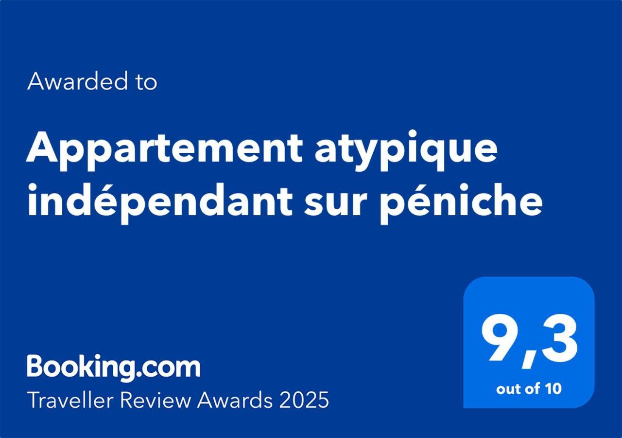 Appartement atypique indépendant sur péniche Metz Exterior foto